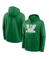 Nike Men's Green Oregon Ducks Grass Is Club Fleece Pullover Hoodie