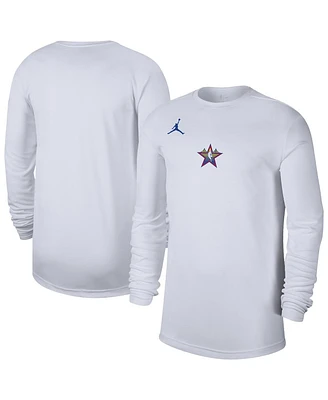 Jordan Men's and Women's White 2025 Nba All-Star Game Legend Performance Long Sleeve T-Shirt