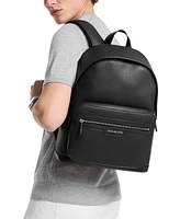 Michael Kors Men's Malone Leather Logo Backpack