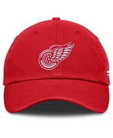 Fanatics Men's Red Detroit Red Wings Decades Collection Adjustable Hat