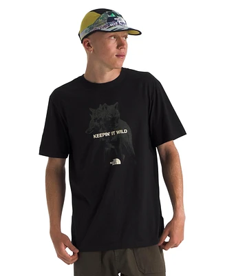 The North Face Men's Short Sleeve Animals We Love Wolf T-Shirt