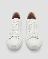 Mango Men's Lace-Up Panel Sneakers