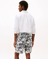 Tommy Hilfiger Men's Big & Tall Brooklyn Relaxed Fit Printed 7" Shorts
