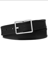 Michael Kors Men's Leather Reversible Mk Logo Swivel Belt