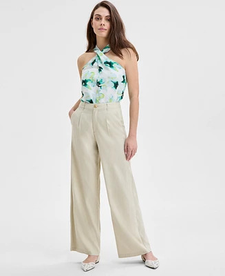I.n.c. International Concepts Women's High Rise Wide-Leg Pants, Exclusively at Macy's
