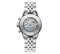 Raymond Weil Men's Swiss Automatic Chronograph Freelancer Stainless Steel Bracelet Watch 44mm