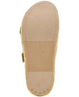 Dolce Vita Women's Falyn Platform Double Buckle Raffia Woven Footbed Sandals