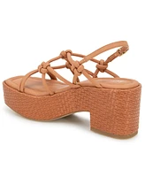 Kenneth Cole Reaction Women's Essa Knots Square Toe Wedge Sandals