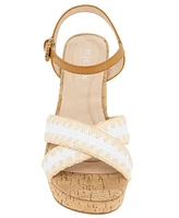 Kenneth Cole Reaction Women's Reeva Raffia Platform Dress Sandals