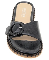 Kenneth Cole Reaction Women's Syrena Round Toe Flat Sandals