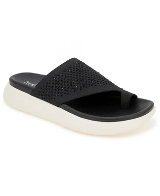 Kenneth Cole Reaction Women's Teffi Knit Round Toe Flat Sandals