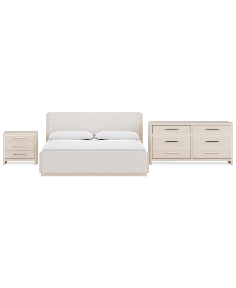 Wallen 3-Pc. Set (Queen Bed, Dresser & Nightstand)