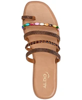 Aldo Women's Lindya Embellished Strappy Toe-Loop Flat Sandals