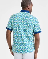 Club Room Men's Hale Flower Pique Polo Shirt, Exclusively at Macy's