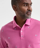 Club Room Men's Sail Boat Pique Polo Shirt, Exclusively at Macy's