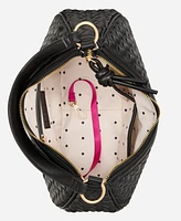 On 34th Woven Crossbody Hobo, Exclusively at Macy's