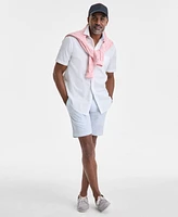 Club Room Men's Short Sleeve Button-Down Oxford Shirt, Created for Macy's