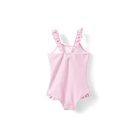 Cotton On Girls Little/Big Heather One Piece