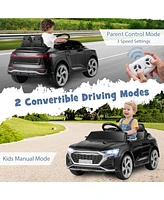12V Kids Ride on Car Licensed Audi SQ8 with Remote Control and 3 Speeds