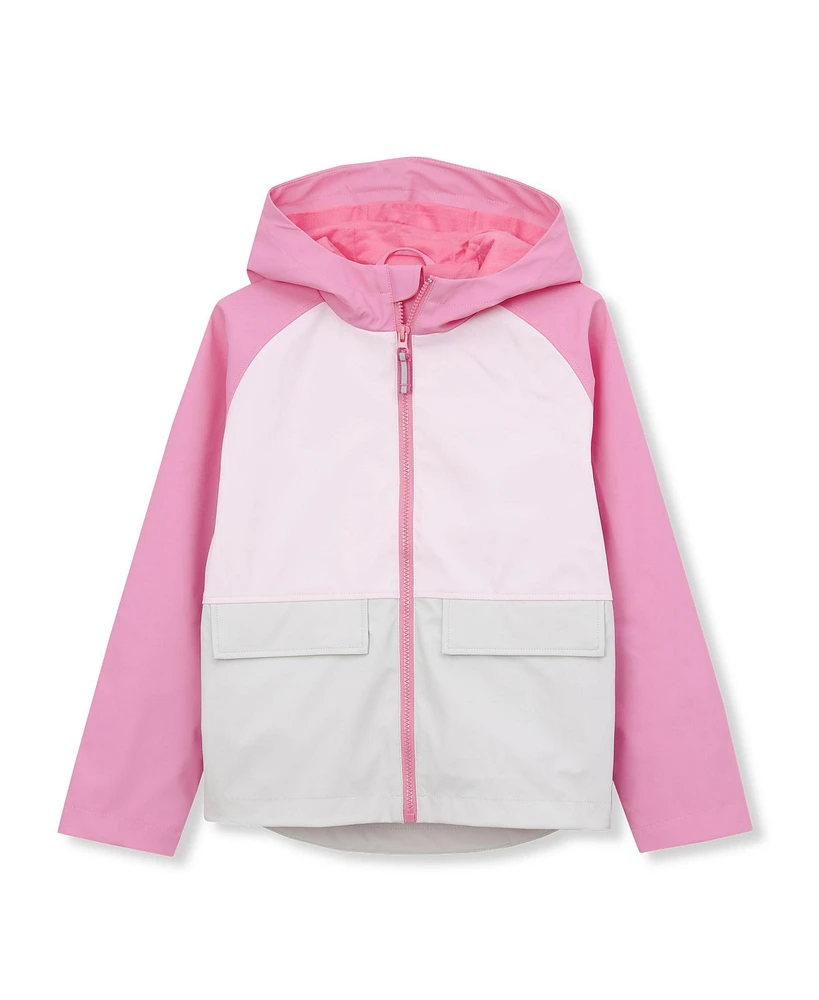 Lands' End Kids Water Resistant Hooded Rain Jacket