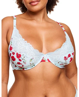 Aleena Women's Plus-Size Unlined Plunge Bra