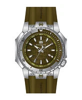 Technomarine's Men's Tm-224008 Manta Sea Quartz 3 Hand Green Dial Watch