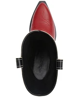 Coach Women's Aria Leather Tall Cowboy Boots