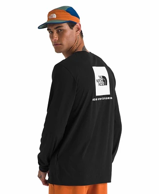 The North Face Men's Long Sleeve Box Never Stop Exploring T-shirt