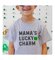 Little and Big Boys Mama's Lucky Charm St. Patrick's Day Short Sleeve T-Shirt