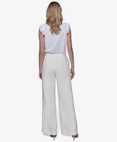 Karl Lagerfeld Paris Women's Pleated-Leg Pants