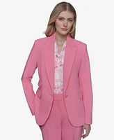 Karl Lagerfeld Paris Women's Single-Button Blazer