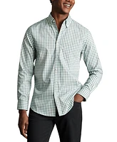 Charles Tyrwhitt Men's Slim Fit Long Sleeve Check Button-Down Shirt