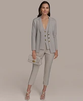Donna Karan New York Women's Button-Front Sweater Jacket