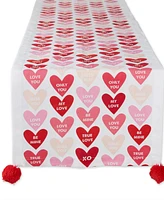 Design Imports Valentine's Day Table Runner