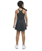 adidas Big Girls Melange Flounce Racerback Sleeveless Dress