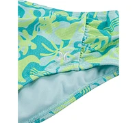 Hurley Big Girls High-Waisted Two-Piece Printed Swimsuit