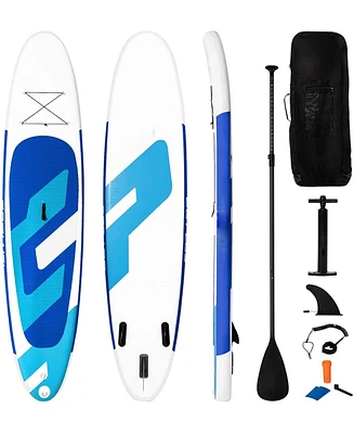 11 Ft Inflatable Stand Up Paddle Board with Aluminum Paddle