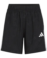 adidas Big Boys Debossed Print Legacy Pull-On Shorts