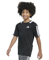 adidas Big Boys Sereno 3-Stripe Mesh-Accent Soccer Shirt