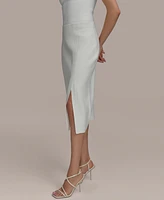 Donna Karan New York Women's Side-Slit Midi Skirt