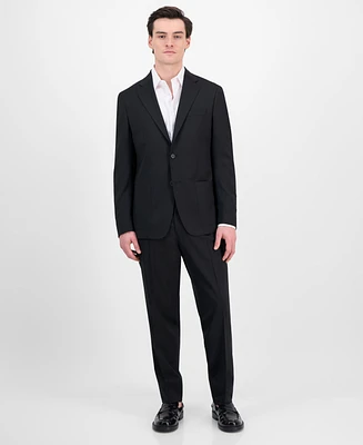Calvin Klein Men's Slim-Fit Italian Wool Solid Suit