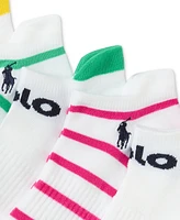 Polo Ralph Lauren Women's 6-Pk. Striped Logo Low-Cut Socks 727994PK2