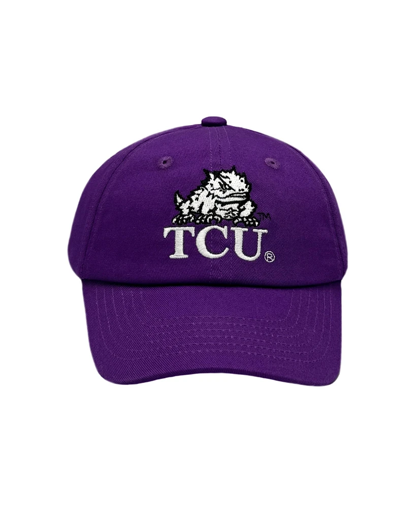 Bits & Bows Boys Officially Licensed Tcu Baseball Hat