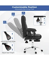 Massage Adjustable Executive Chair 400 Lbs Big & Tall Office Chair