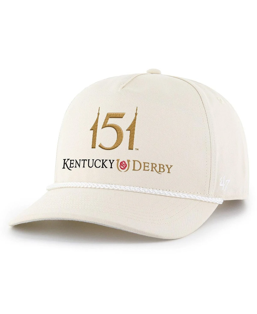 '47 Brand Men's Natural Kentucky Derby 151 Rope Hitch Adjustable Hat