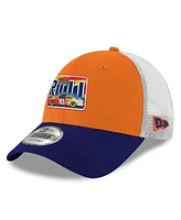 New Era Men's Orange/Royal Ricky Rudd 2025 Nascar Hall of Fame 9FORTY Adjustable Trucker Hat