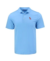 Cutter & Buck Men's Powder Blue Ole Miss Rebels Coastline Epic Comfort Eco Polo Shirt