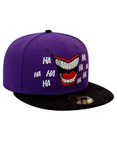 New Era Men's Purple Joker Laugh Out Loud 59FIFTY Fitted Hat