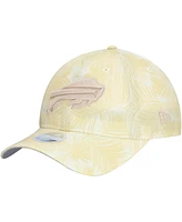 New Era Women's Cream Buffalo Bills Frond 9TWENTY Adjustable Hat