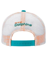 Outerstuff Preschool Aqua Miami Dolphins Core Lockup Trucker Adjustable hat